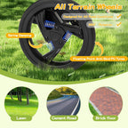 Lnhcrbs Kinderwagen 3 in 1,Kinderwagen Set ist ein mit einer Hand faltbarer Aluminiumrahmen, Bergsteiger Stoller ist aus Leder, wasser- und schmutzabweisend, Für 0-4 Jahre, 22KG(Schwarz)