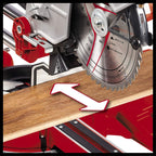 Einhell Zug-Kapp-Gehrungssäge TC-SM 254 (1900 W, max. 85 mm x 305 mm Schnitttiefe/-breite, Ø 254 mm Sägeblatt, neigbarer Sägekopf, Zugfunktion, Laser)