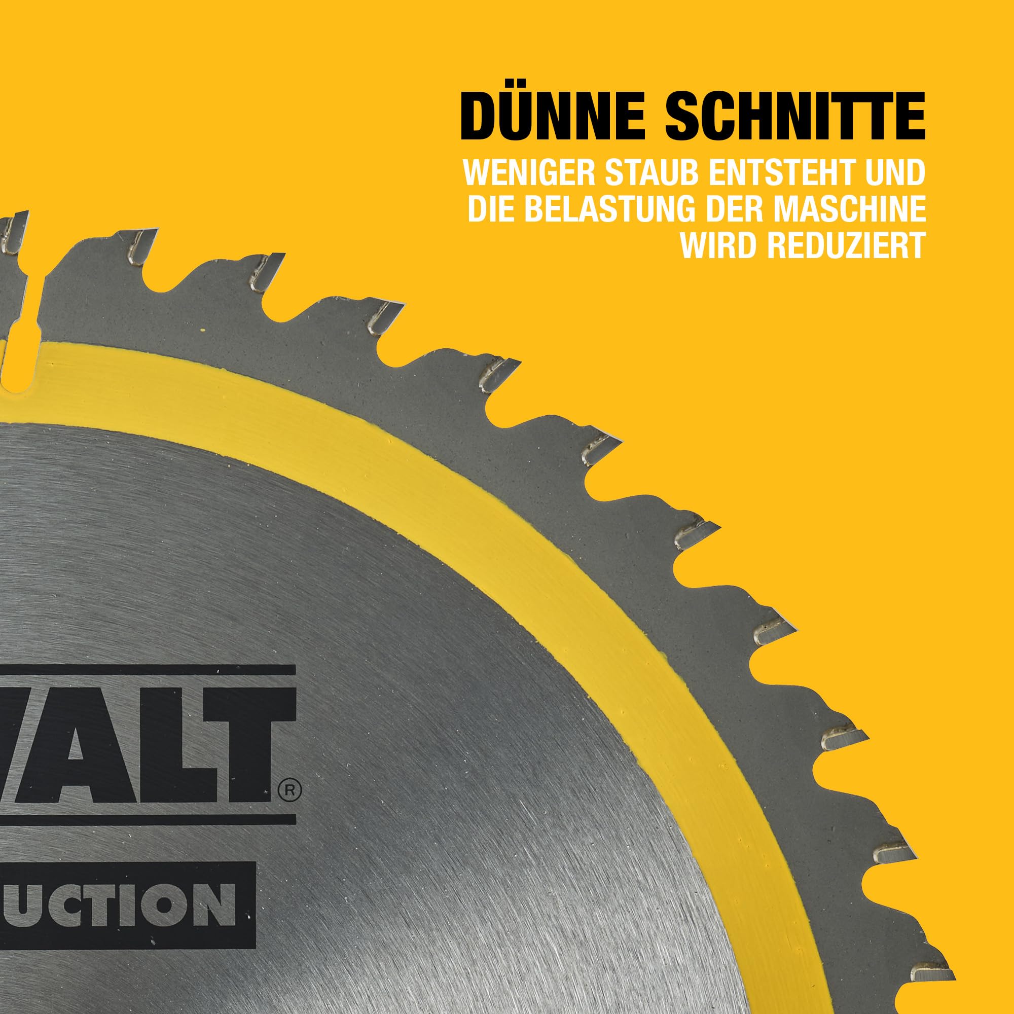 DEWALT 250 x 30 mm Kreissägeblatt (für den Einsatz auf Stationärsägen, nagelfest, 48 Zähne, Wechselzahngeometrie, 10° Zahnwinkel, 3 mm Schnittbreite), DT1957-QZ