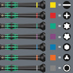 Wera 05134000001 Kraftform Micro Big Pack 1 Schraubendrehersatz, 25-teilig