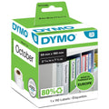 DYMO Original LabelWriter-Mehrzwecketiketten/große Ordnerrücken-Etiketten | 59 mm x 190 mm | Rolle mit 110 leicht ablösbaren Etiketten | selbstklebend | für LabelWriter Etikettendrucker