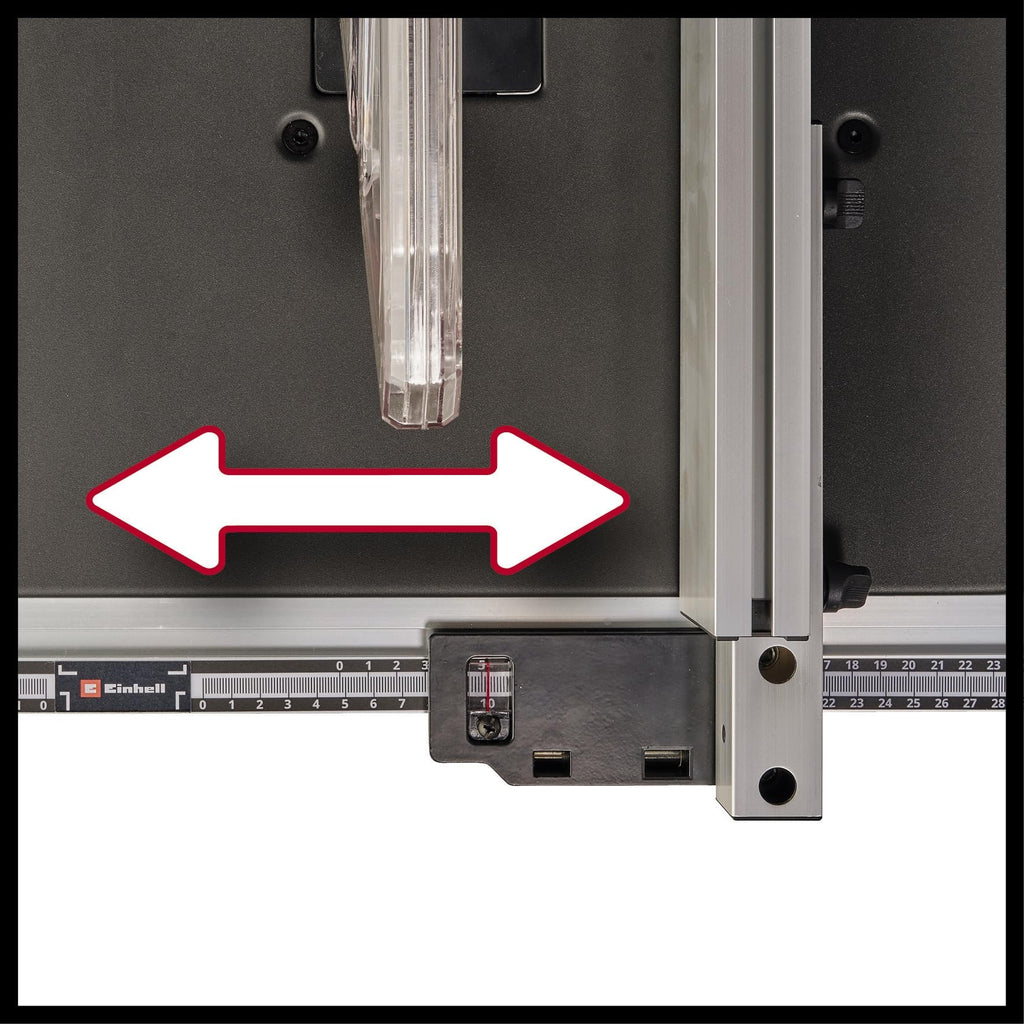 Einhell Tischkreissäge TC-TS 2025/2 U (2.000 Watt, 85 mm Schnitthöhe, Ø 250 mm Sägeblatt, Tischverbreiterung, Winkelanschlag, Parallelanschlag, Sägeblattneigung)