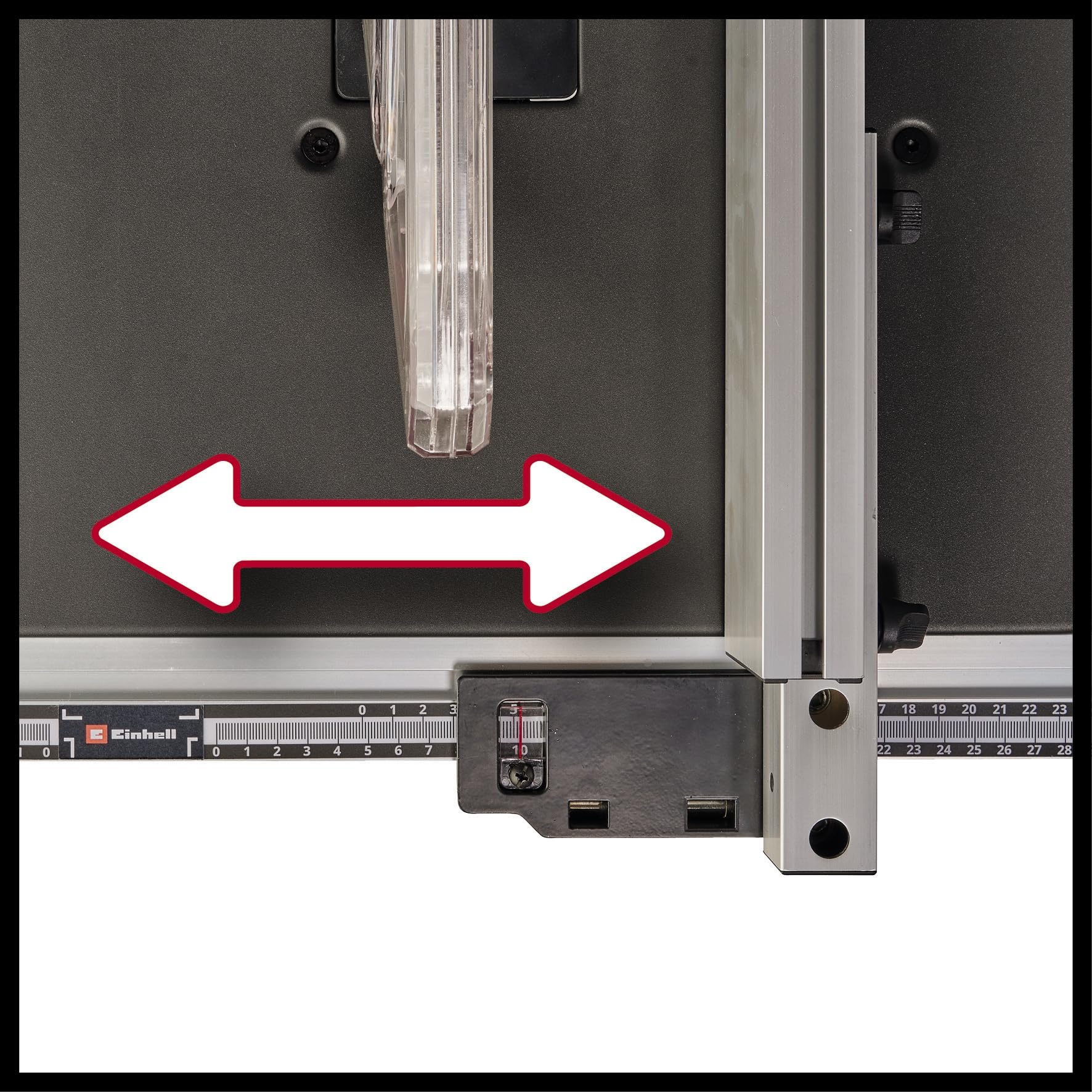 Einhell Tischkreissäge TC-TS 2025/2 U (2.000 Watt, 85 mm Schnitthöhe, Ø 250 mm Sägeblatt, Tischverbreiterung, Winkelanschlag, Parallelanschlag, Sägeblattneigung)
