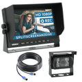 VSG24 Rückfahrkamera 7" HD Starter-Set inkl. Kamera, Monitor, Kabel - Wasserdicht Nachtsicht 12V-24V Einfache Montage/Robustes Rückfahrsystem für Auto Wohnwagen LKW Anhänger Wohnmobile Einparkhilfe