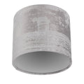 REV Lampenschirm im Vintage Look - Lampenschirm für Tischlampe, Ø 14cm, Ersatzlampenschirm Hänge- und Stehlampe, rund, grau