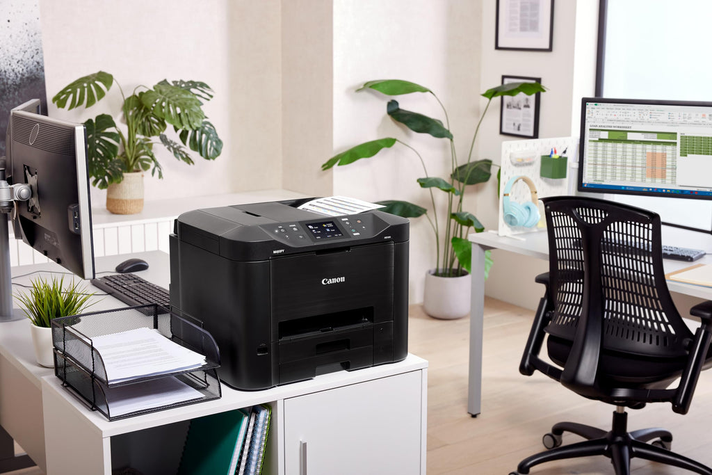 Canon MAXIFY MB5150 Farbtintenstrahl - Multifunktionsdrucker (DIN A4, 4-in-1 Scanner, Kopierer, Fax, Farbdisplay, 600 x 1200 DPI, USB, Duplexdruck, WLAN, Bluetooth) schwarz