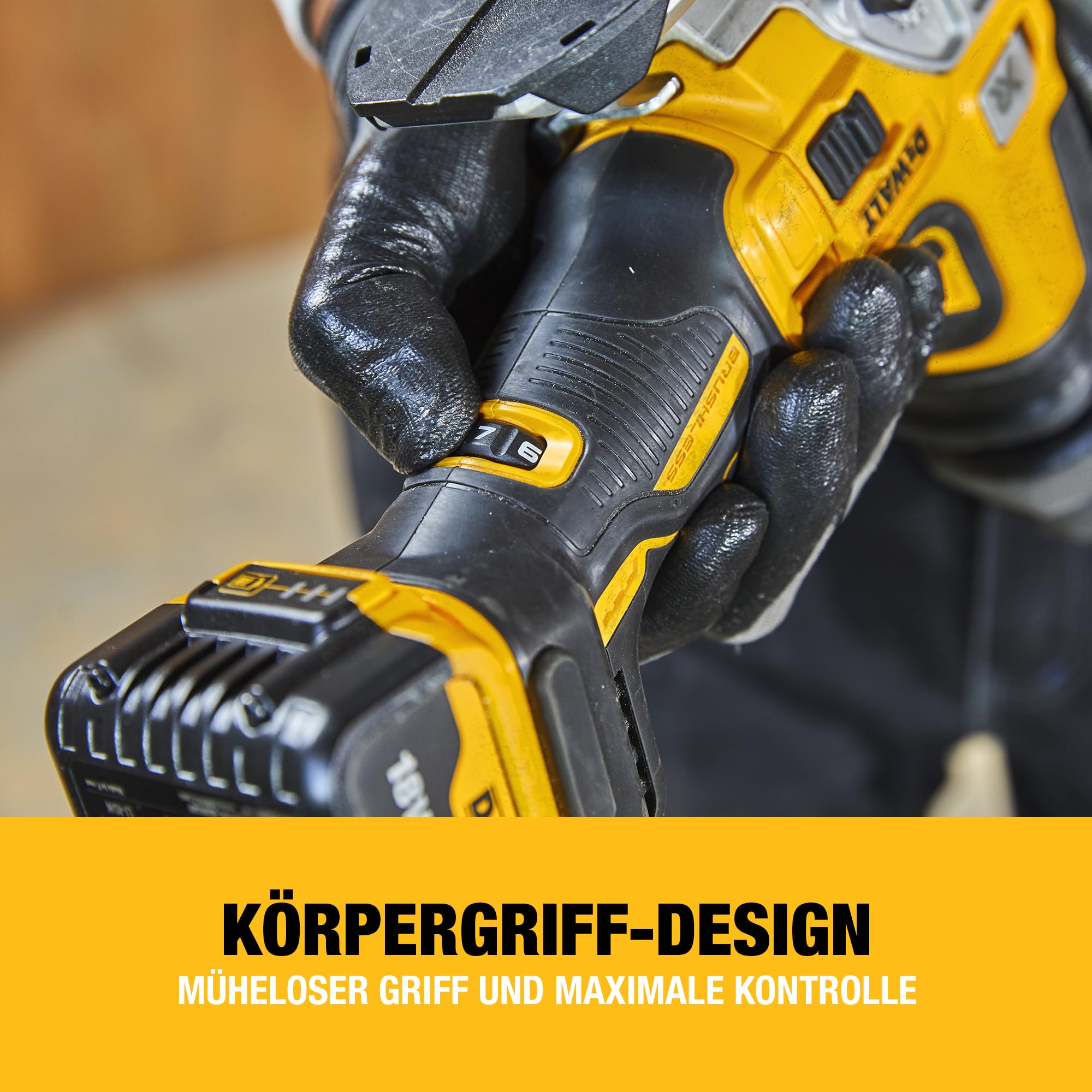 DEWALT 18 V XR bürstenlose Stichsäge mit Handgriff, nur Werkzeug, DCS335N-XJ