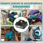 4 Pcs 8000mAh 18Volt Lithium-Ersatzakku für Makita Akku 18V, Kompatibel mit Makita 18V Akkus BL1860 BL1840 BL1830 BL1820 BL1815 BL1835 BL1845, mit LED-Indikator für Akku-Werkzeuge