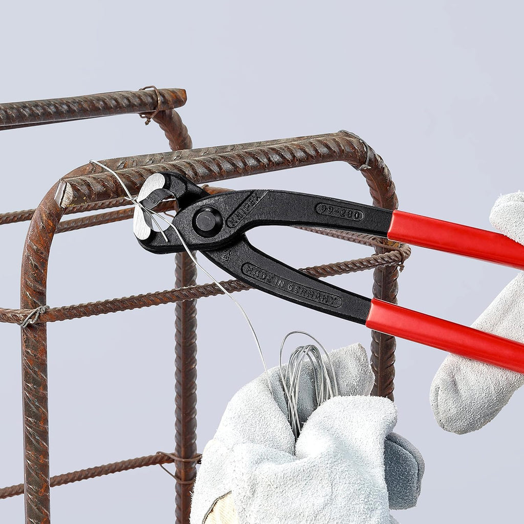 KNIPEX Monierzange (Rabitz- oder Flechterzange) mit Kunststoff überzogen 280 mm, 99 01 280 EAN