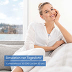 Beurer TL 100 2-in-1 LED Tageslichtlampe und Stimmungslicht, mit Farbwechselfunktion, bequeme App Steuerung, 1 Stück (1er Pack), Weiß