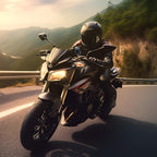 iMESTOU Kabellose USB-C Handyhalterung für Motorrad, Vibrationsdämpfend und Wasserdicht, 2,5 cm Kugel Qi Handyhalterung, Geeignet für 4,7"-7,2" mit max. 15mm Dicke Handys, Passend für 22–32 mm Lenker