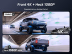 Pelsee S12 Pro 12" Spiegel Dashcam Mit STARVIS 2 Sensor, 4K Dashcam Auto Vorne Hinten Mit 5,8 GHz WiFi, Touchscreen Rückspiegel Rückfahrkamera Mit ADAS & BSD, GPS, Farb-Nachtsicht, 64GB Karte
