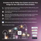 Philips Hue White & Color Ambiance Centura runde Einbauspots 3er Pack (1.050 lm), dimmbare Deckenlampen mit 16 Mio. Farben, smarte Lichtsteuerung über Sprache und App, schwarz, neue Generation