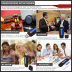 Voice Recorder Mini HD Voice Recorder Portable 32GB Audio-Diktiergerät für Meetings, Interviews, Konferenzen, Digitaler Spionagerekorder mit Speicher für + 100 Stunden Aufnahmezeit