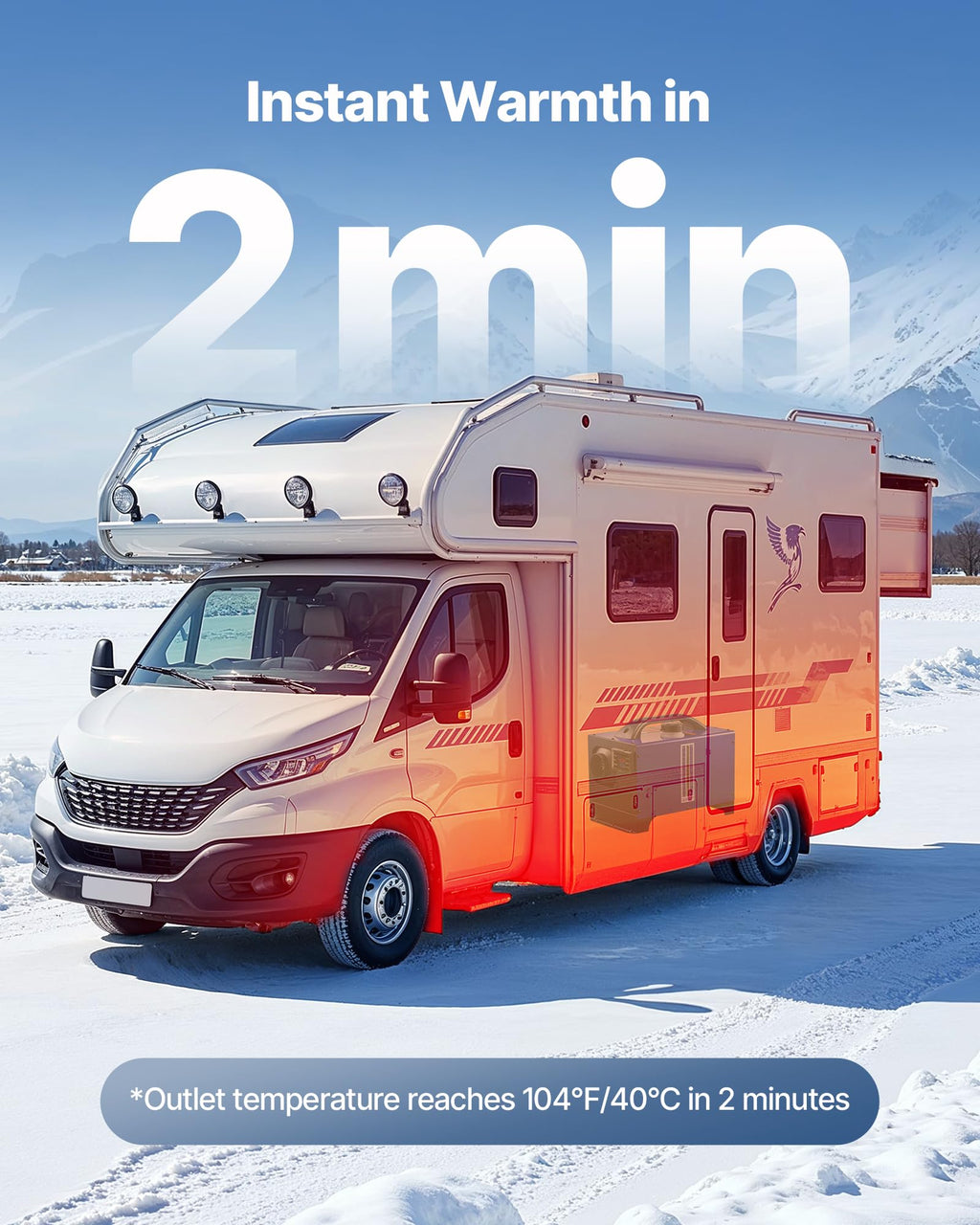 VEVOR Dieselheizung Lufterhitzer 8 kW DC 12 V/24 V tragbare Standheizung mit Fernbedienung & LCD-Bildschirm & Griff, geringe Geräuschentwicklung, 5 L Kraftstofftank für LKW Wohnmobile SUV Traktor