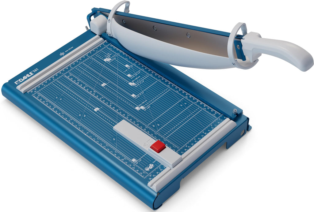 Dahle 561 Papierschneider mit Sicherheitsautomatik (Bis DIN A4, 35 Blatt Schneidleistung), 265 x 440 mm