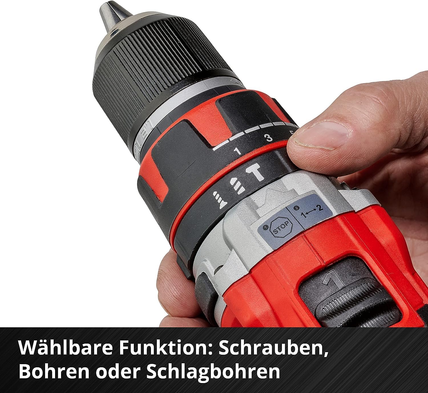 Einhell Professional Akku-Schlagbohrschrauber TP-CD 18/50 Li-i BL Kit Power X-Change (18 V, Brushless, 50 Nm, Schlagbohrfunktion, inkl. 2x 2,0 Ah Akkus + Ladegerät)