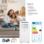 SUNTEC Mobiles Klimagerät Impuls 2.0 Eco R290 – Klimaanlage mobil und leise mit Abluftschlauch – Kühler & Entfeuchter für Räume bis 25 qm – Mobile Kühlung für Wohnung & Büro – 7.000 BTU – 2050 Watt