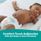 Pampers Baby-Dry Größe 6, 148 Windeln, 13kg-18kg, Bis zu 100% Auslaufschutz & Komfort die ganze Nacht