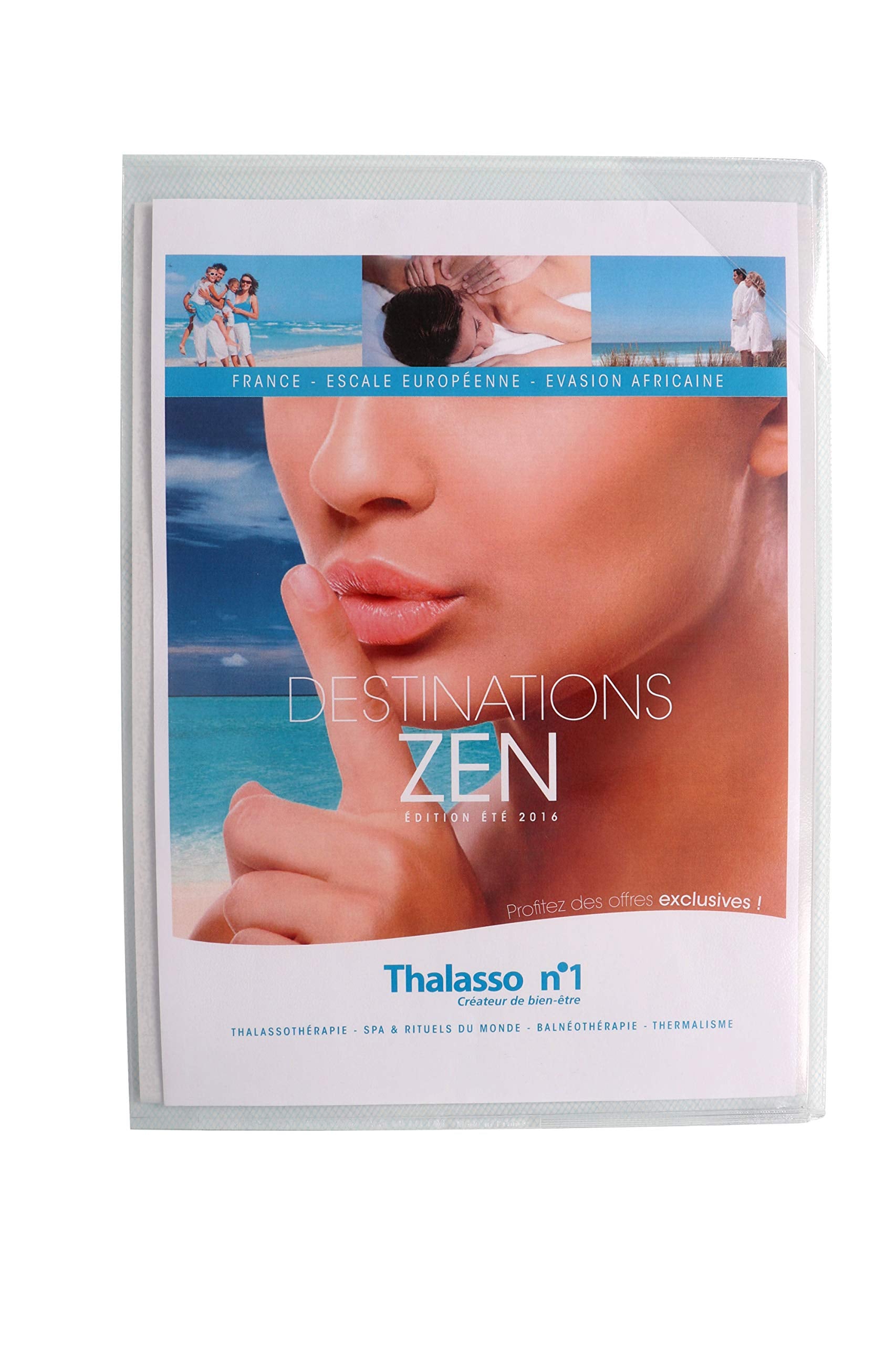 Djois, 194773 - Klebetasche, repositionierbar, A4, transparent, 5 Stück, Easy Load Ecke, blendfrei, smarte Präsentation, organisierte Dokumente, Glasoberfläche, Einfache Handhabung