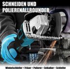 Akku Winkelschleifer 125 mm Kabellos,Kompatibel mit Makita 18V Akku, 7000 RPM Bürstenloser Motor Kabelloser Winkelschleifer zum Schneiden, Schleifen, Polieren, usw. (Akku nicht enthalten)