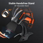 Tera Pro 3 in 1 Extreme Leistung Barcodescanner Kabellos 1D 2D QR Bluetooth Kabellos 2,4G & Kabelgebunden USB-C Industriell 1D Barcode Scanner 2500mAh Exzellente Fallfestigkeit mit Ständer 8100 Orange