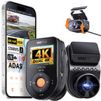VANTRUE S1 PRO MAX 4K + 4K Dashcam Auto Vorne Hinten mit Dual STARVIS 2 Nachtsicht HDR, 24H Parkmodus Dash Cam, 5,8GHz WLAN GPS 360 Grad Auto Kamera, ADAS, LTE Optional, Sprachbefehl, 1TB Max