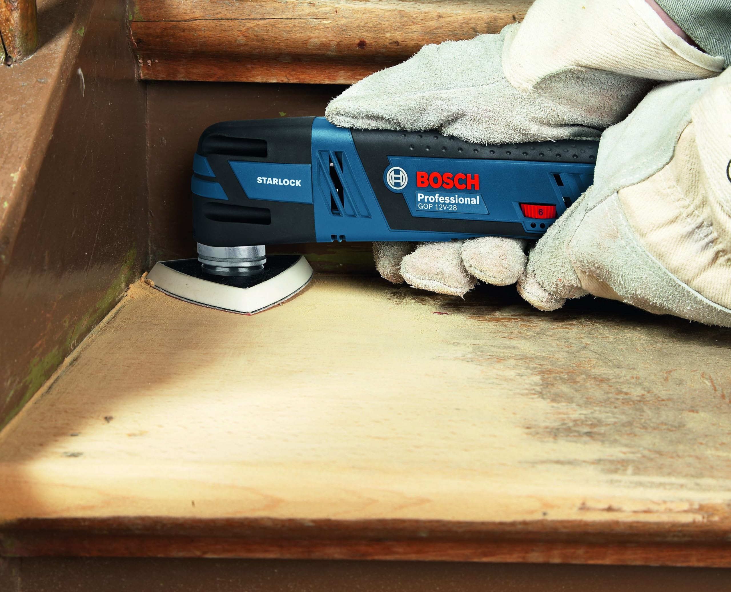 Bosch Professional 12V System Akku Multi-Cutter GOP 12V-28 (inkl. 1x Starlock BIM Tauchsägeblatt, ohne Akku/ Ladegerät)