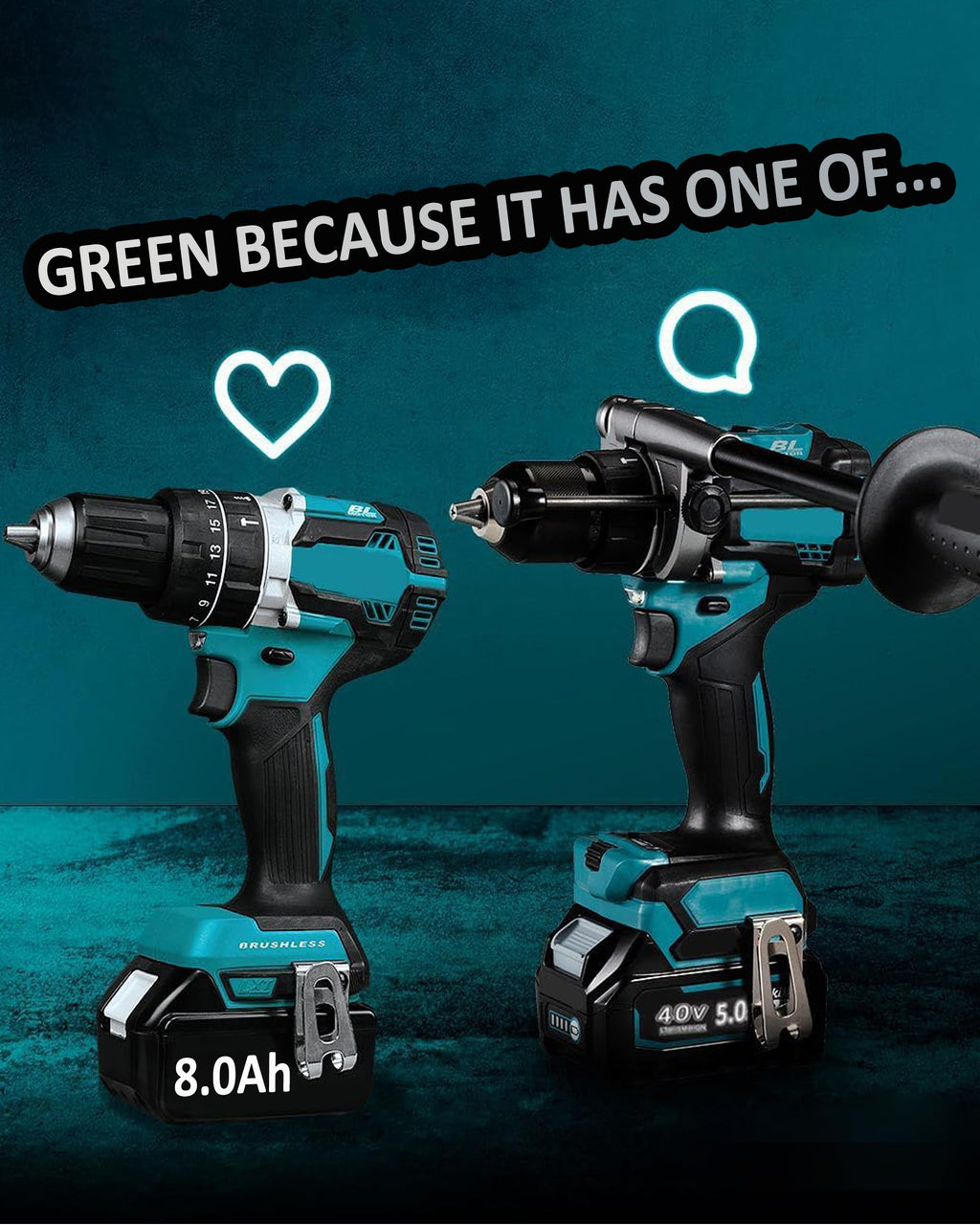 2X 18V 8.0Ah/8000mAh Ersatzakku für makita BL1860B BL1850B BL1860 BL1840 BL1830 BL1815 BL1835 BL1860B BL1850B BL1845 BL1850 BL1890 BL1415 BL1430 BL1440 194205-3 LXT-400 with LED Werkzeugakku