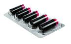 METO Farbrollen für METO Basic S / Arrow S, (5 Stück, schwarz, 1-zeilig, für 22 x 12 mm Etiketten)