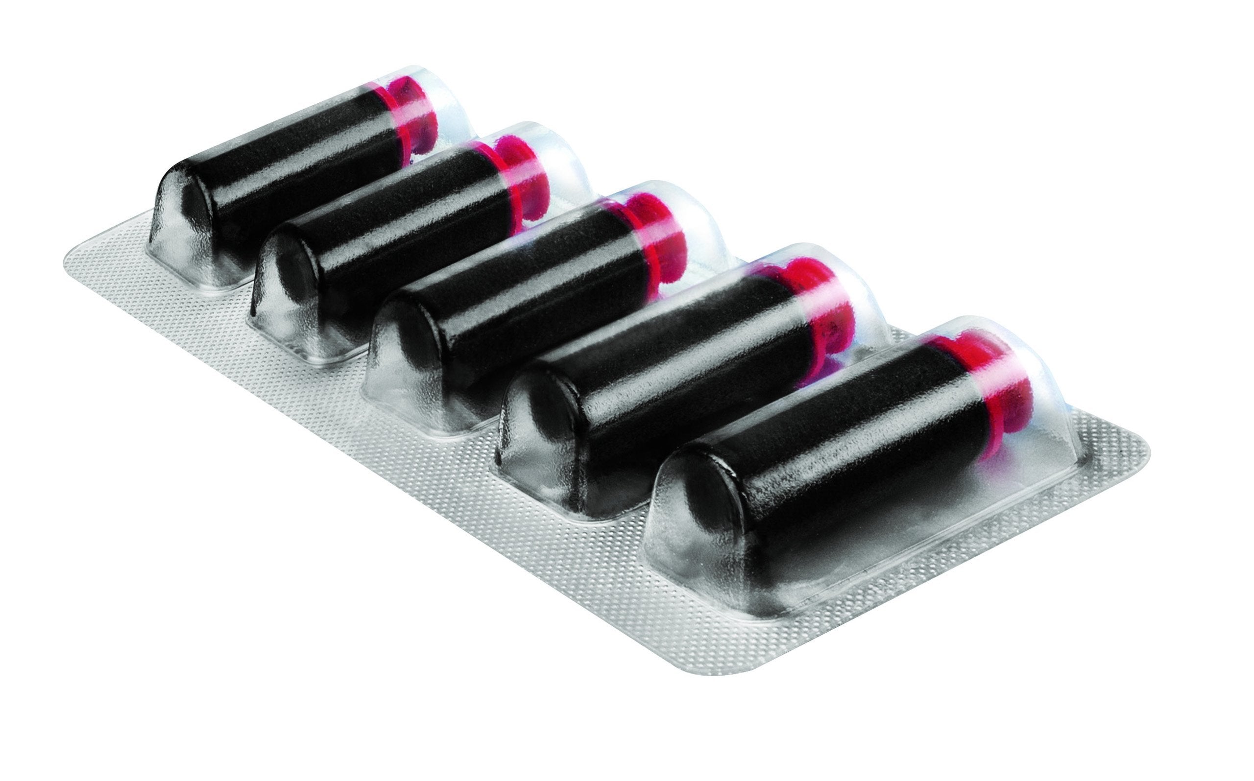 METO Farbrollen für METO Basic S / Arrow S, (5 Stück, schwarz, 1-zeilig, für 22 x 12 mm Etiketten)