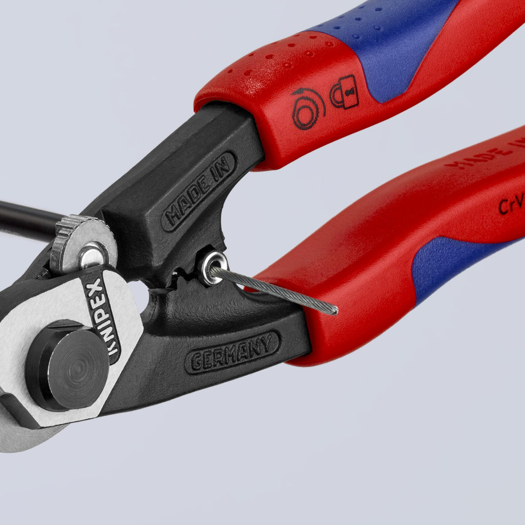 Knipex 95 62 190 SBA Komfort Grip Drahtseilschere,