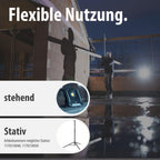 Brennenstuhl Professional Multi Battery LED Akku Baustrahler 4000 MA (40W, 4500lm, IP65, Arbeitsleuchte kompatibel mit 18V Akkus 10 verschiedener Hersteller, ohne Akku, Engineered in Germany)