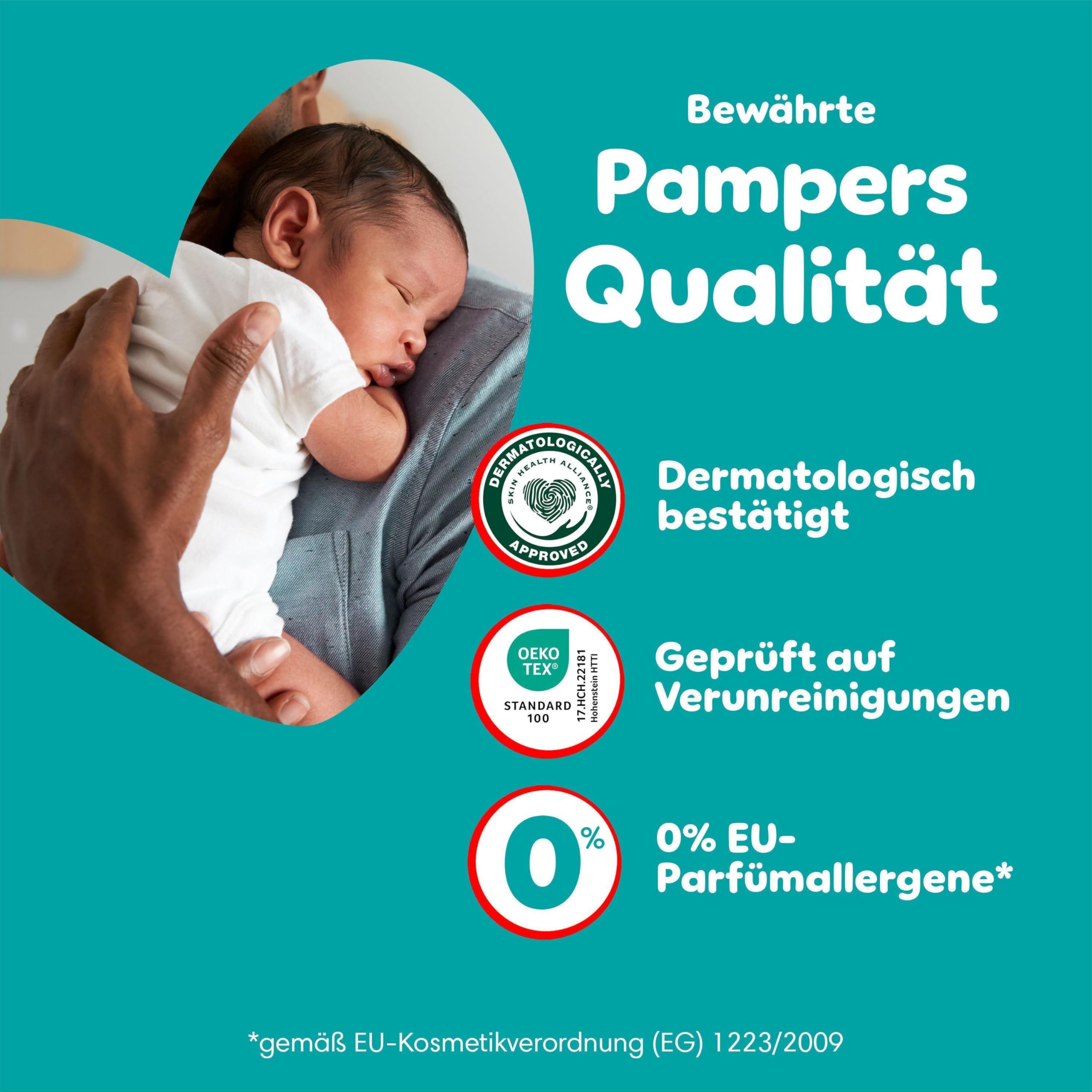 Pampers Baby-Dry Pants Größe 6, 138 Windeln, 13kg-19kg, 360° Passform hilft, Auslaufen zu verhindern