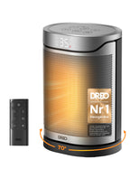 DREO Keramikheizung 318,1500 W, elektrische Heizungen für Schlafzimmer,freistehend,Überhitzungs-und Kippschutz,einstellbarer Thermostat, Kindersicherung, Energieeinsparung 40%,leise,12-Stunden-Timer