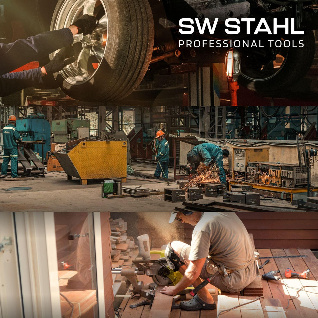 SW-Stahl 94830SB Spezial-Bremssattelfeile 4-seitig gefräst/Vierkantfeile/Bremsenfeile/zur Reinigung von Bremssätteln & Bremssattelführung / 260 mm/Werkstattbedarf/KFZ