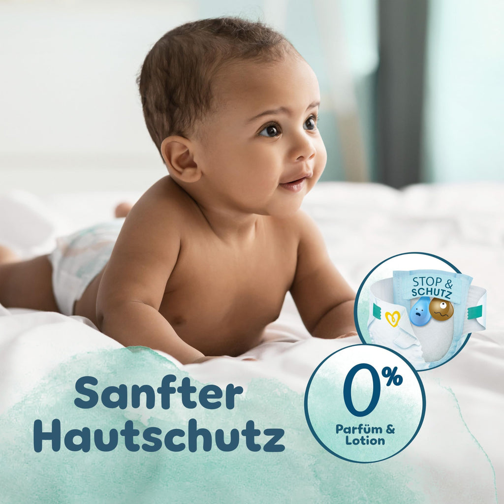 Pampers Harmonie Windeln Größe 4, 174 Windeln, 9kg-14kg, sanfter Hautschutz mit 100Prozent Pampers Schutz