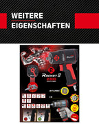 KS Tools Schlagschrauber Druckluft ROCKET II 1/2" 512.0002 2300Nm I Druckluft Schlagschrauber mit 8-Lamellen Luftmotor & Hochleistungs-Doppel-Hammer-Schlagwerk