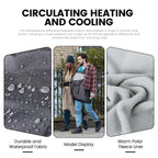 Orzbow Tragecover Babytrage Winter, Universal Wintercover Babytrage, Regenschutz Babytrage mit Aufbewahrungstasche, Abnehmbares Oberteil, Polarfleece-Futter, Wasserdichte, Dunkelgrau-Dino