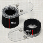 Genmitsu CNC ABS Staubschutzschuh für CNC Maschinen mit einem 52mm Durchmesser Motor, für die meisten 300W-500W Spindelmotoren, Außendurchmesser 38mm, Transparent