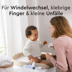 LILLYDOO Baby Feuchttücher mit 99% Wasser, 600 Stück (10 x 60), 100% plastikfreies Tuch, ohne Parfüme & mild wie Watte und Wasser