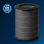 Philips Original-Ersatzfilter für 2-in-1 Luftreiniger und Luftbefeuchter der 3000er Serie AC3737, HEPA NanoProtect + Aktivkohle, 36 Monate Lebensdauer (FY3437/00)