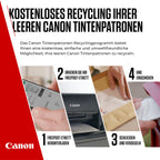 Canon Tinten-Multipack - PGI-580/CLI-581 Original Drucker Tintenpatronen 5er-Pack (1 x Schwarz, 1 x Cyan, 1 x Magenta, 1 x Gelb & 1 x Schwarz druckerpatronen)