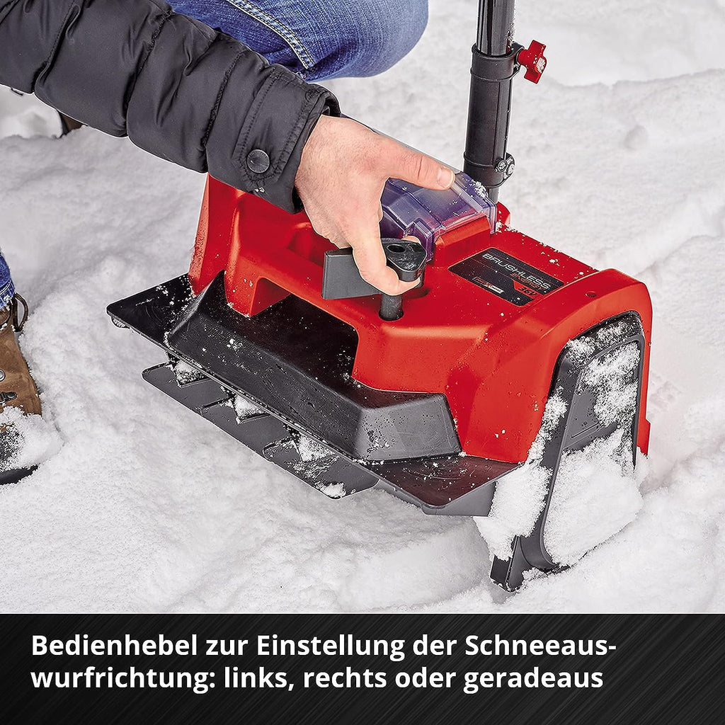Einhell Akku-Schneefräse GE-ST 36/40 Li E-Solo Power X-Change (Li-Ion, 36 V, Arbeitsbreite 40 cm, max. Schneehöhe 20 cm, Lieferung ohne Akkus & ohne Ladegeräte)