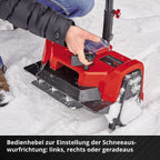 Einhell Akku-Schneefräse GE-ST 36/40 Li E-Solo Power X-Change (Li-Ion, 36 V, Arbeitsbreite 40 cm, max. Schneehöhe 20 cm, Lieferung ohne Akkus & ohne Ladegeräte)