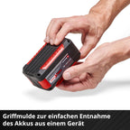 Original Einhell Akku PXC-Twinpack 5,2 Ah Power X-Change (Li-Ion, 18 V, 2X 5,2 Ah-Akkus, universell für alle PXC-Geräte, proaktives Batteriemanagement, angepasste Ladezyklen)