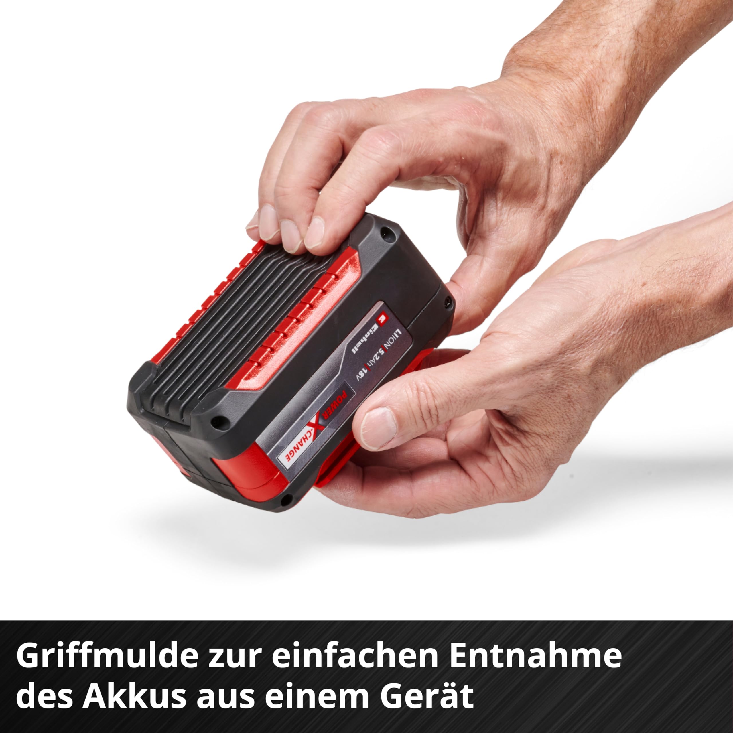 Original Einhell Akku PXC-Twinpack 5,2 Ah Power X-Change (Li-Ion, 18 V, 2X 5,2 Ah-Akkus, universell für alle PXC-Geräte, proaktives Batteriemanagement, angepasste Ladezyklen)