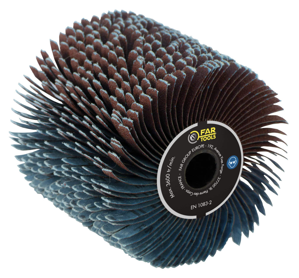 Fartools Bürste für Schleifbänder Körnung 80 Ø 120 mm/L 100 mm