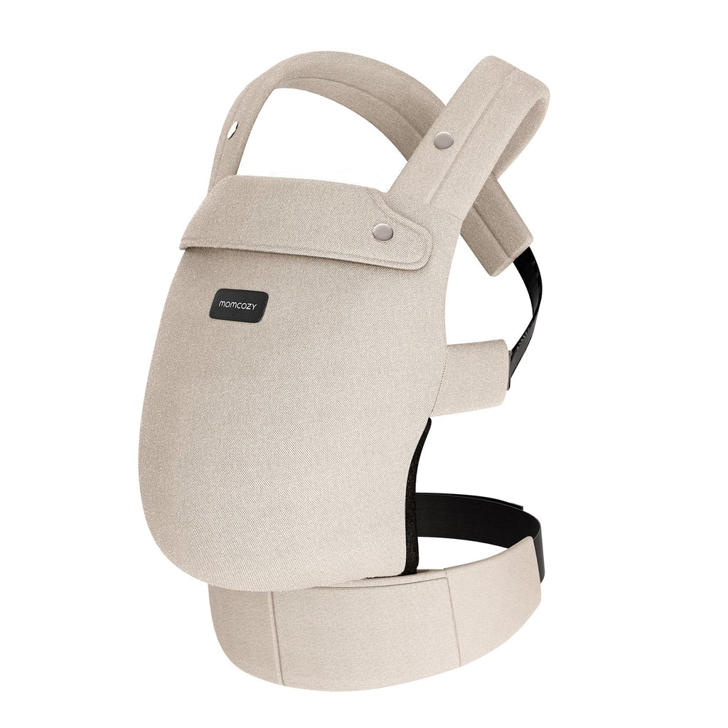 Momcozy Babytrage – Baby Carrier für Kleinkind (3-24 Monate) · Ohne Einsätze · Ergonomische M-Trage · X-Rücken · Leicht & Luftdurchlässig, Khaki