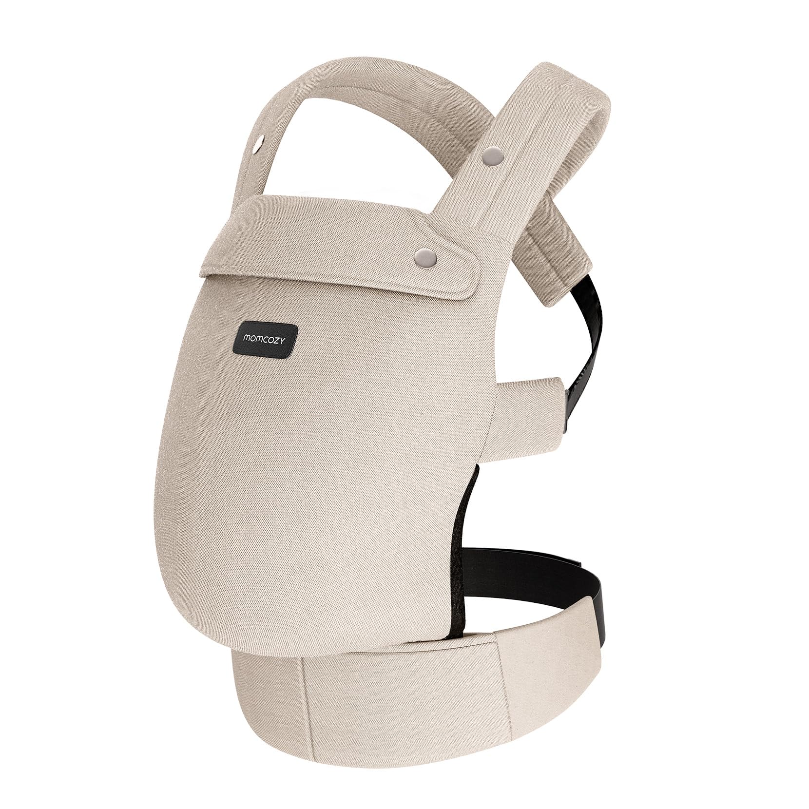 Momcozy Babytrage – Baby Carrier für Kleinkind (3-24 Monate) · Ohne Einsätze · Ergonomische M-Trage · X-Rücken · Leicht & Luftdurchlässig, Khaki